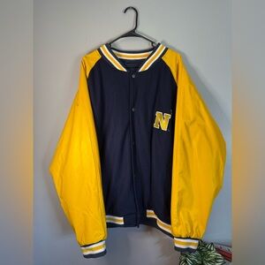 VTG Steve & Barry’s Navy Midship Letterman Jacket Men’s Size 3XL - Navy Blue